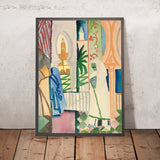 In the Temple Hall by August Macke, 1914