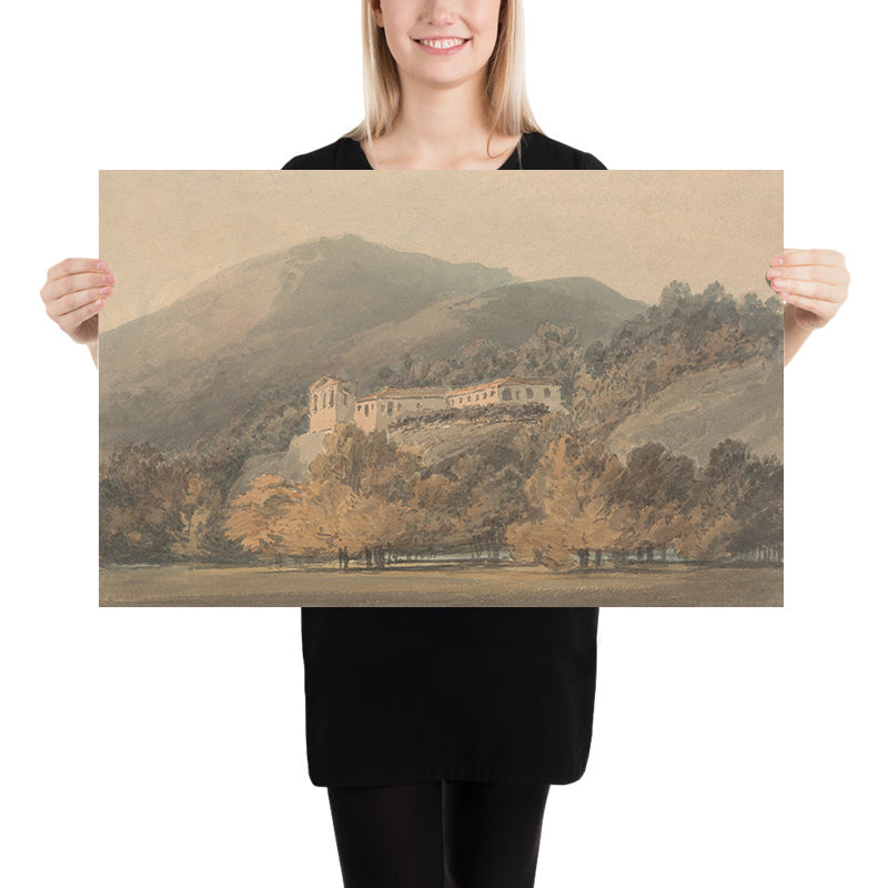 Santa Lucia, A Convent near Caserta by Turner, 1795