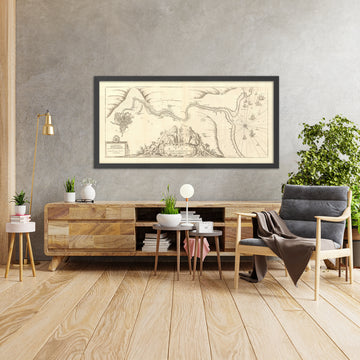 Antica mappa nautica di Bristol, fiume Avon e estuario del Severn di Collins, 1774: Sbarco di Guglielmo III, Portishead 