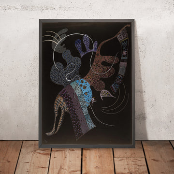 A framed image of 