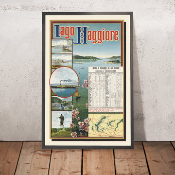 A framed image of 