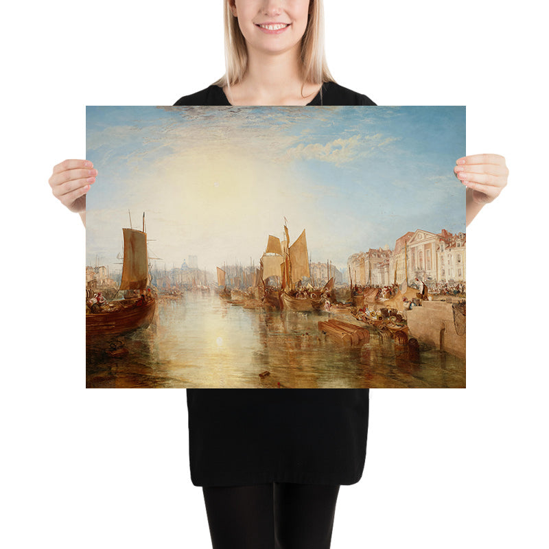 Il Porto di Dieppe di Turner, 1826 