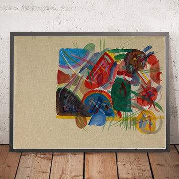 A framed image of 