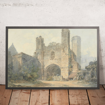 Una imagen enmarcada de Saint Augustine’s Gate, Canterbury (JMW Turner) de Turner, 1793