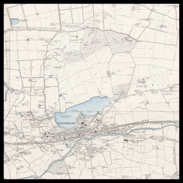 An old Ordnance Survey map of Linlithgow