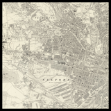 Mappa Antica Personalizzata di Salford 