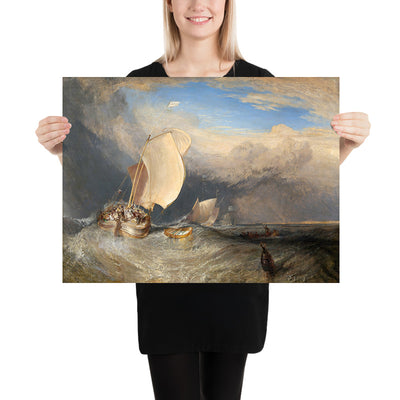 Fishing Boats with Hucksters Bargaining for Fish by Turner, 1837