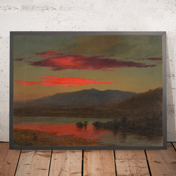 A framed image of 