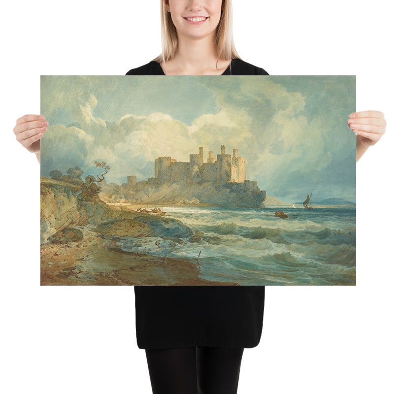 Castillo de Conway, Gales del Norte por Turner, 1798 