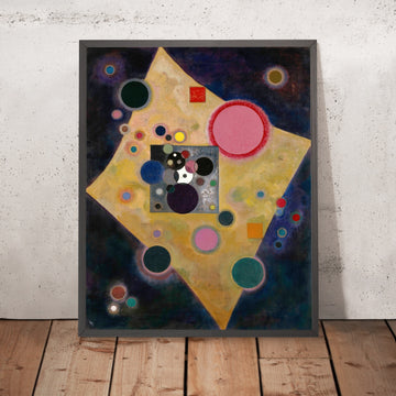 A framed image of 
