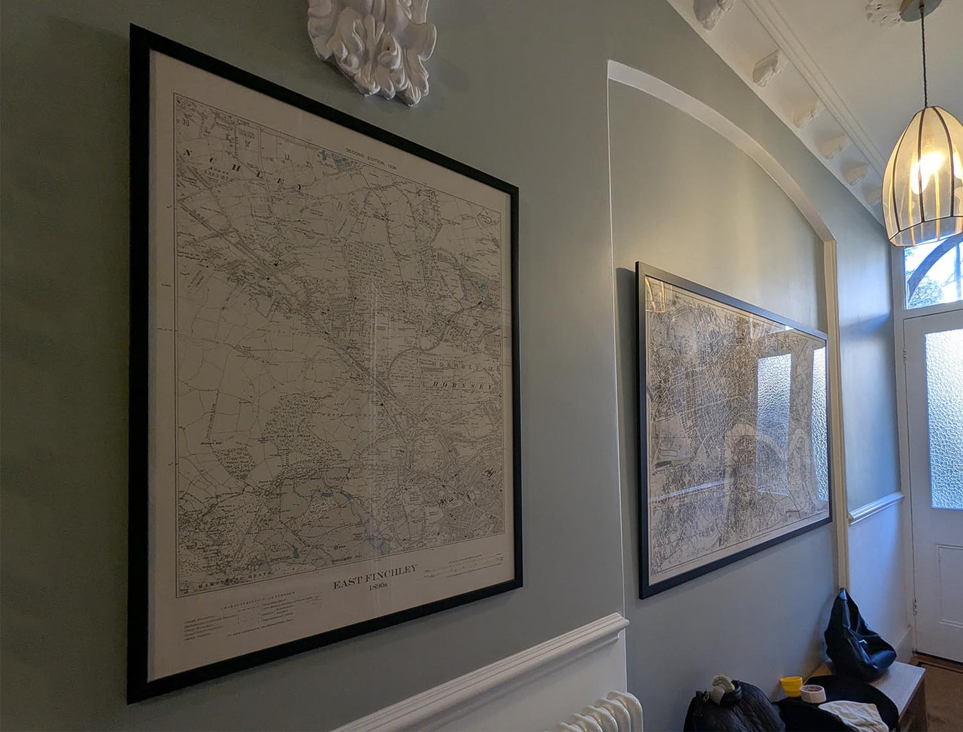 Carte ancienne personnalisée - Créez votre propre carte de rue de l'Ordonnance des années 1800 et 1900 avec code postal/Zipcode 