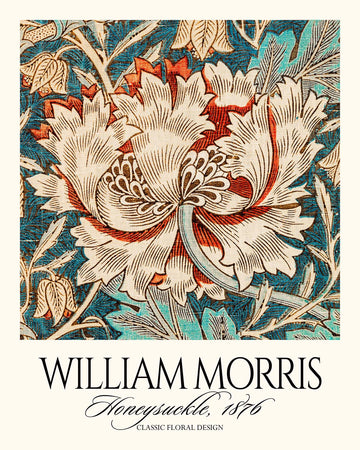 Geißblatt (Detail) von William Morris, 1876 