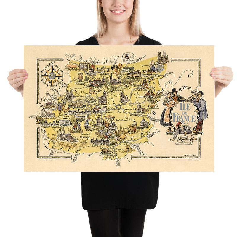 Antica mappa pittorica dell&