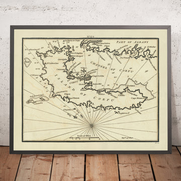 Ancien plan nautique de l&