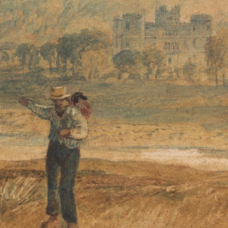 Castello di Lulworth, Dorset di Turner, 1820 