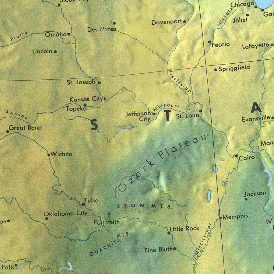 Mappa di rilievo dell&