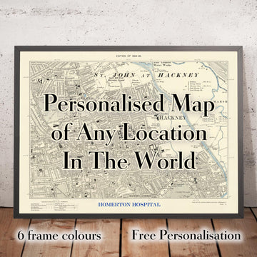 Mapa de la ciudad personalizado (hecho con Map Maker) 
