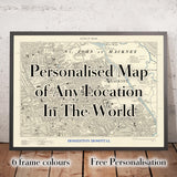 Personalised Town Map (Made with Map Maker)