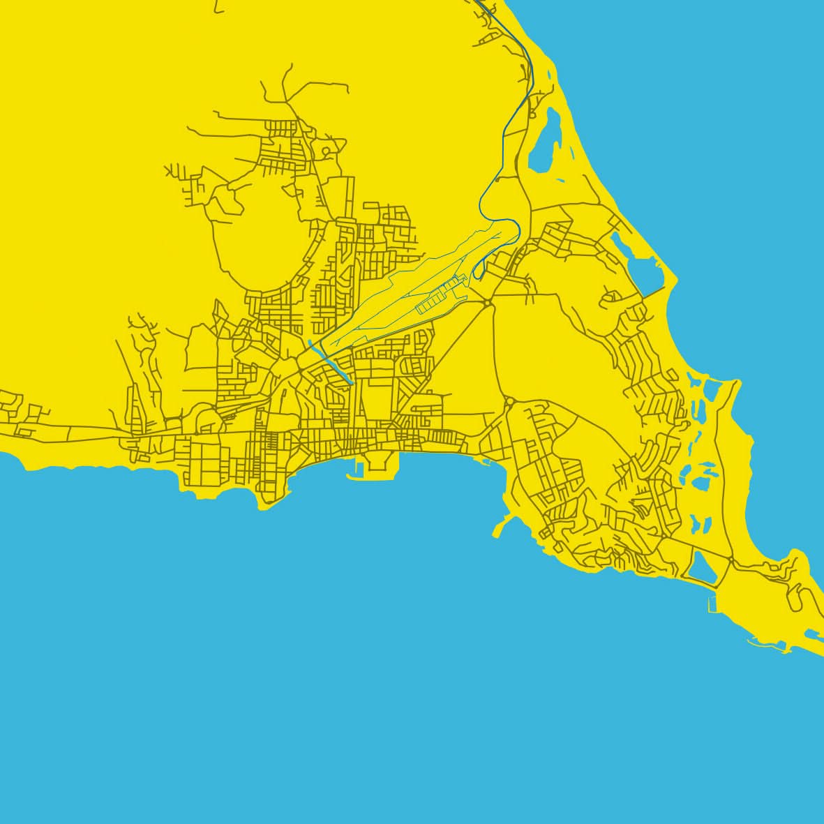 Map Pop Personalised Warhol Style Map: Colourful Pop Art Islands – The Unique ...