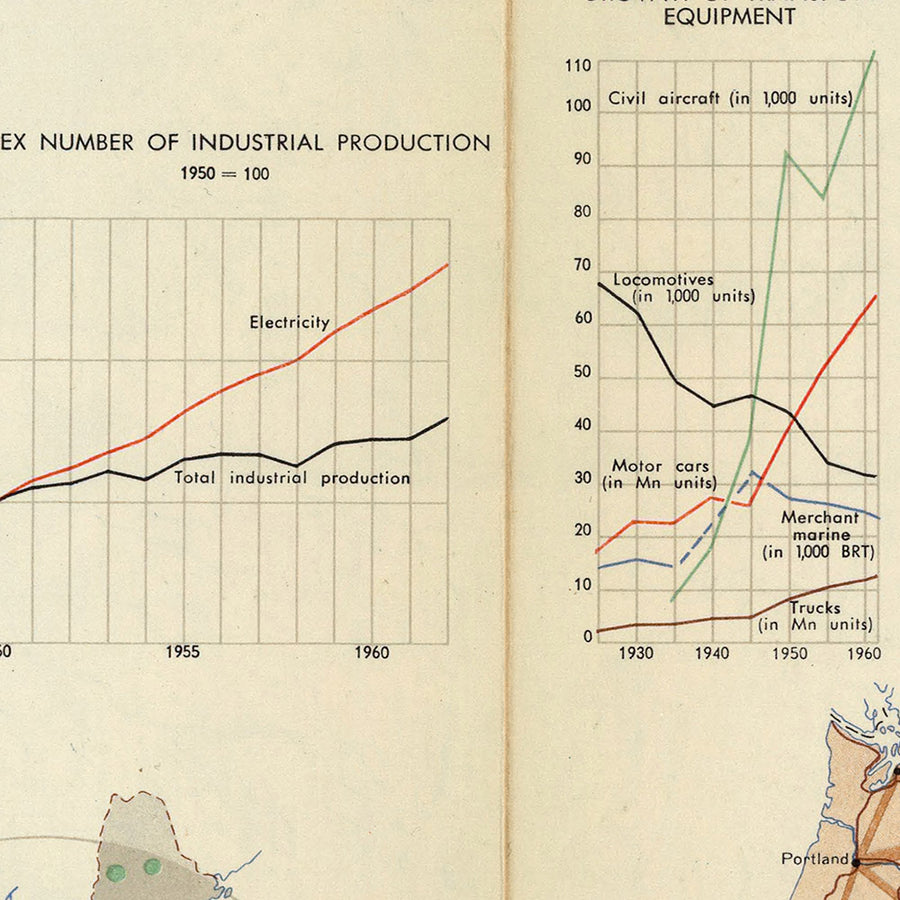Mappa infografica degli Stati Uniti d&