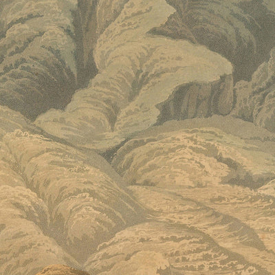 Première vue de l'Himalaya par les Européens, par Robert Havell et James Fraser, 1820