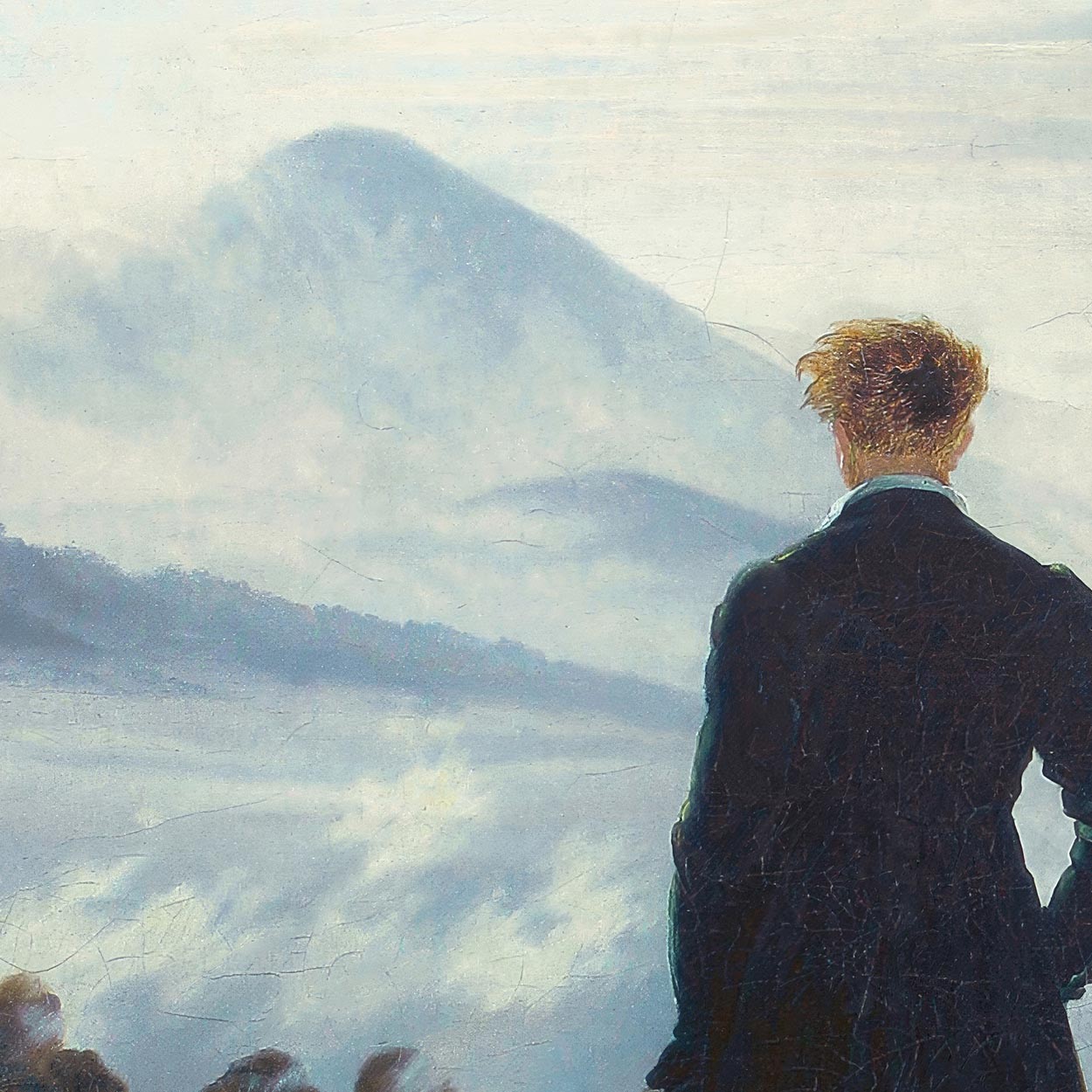Wanderer above the Sea of Fog by Caspar David Friedrich, 1817