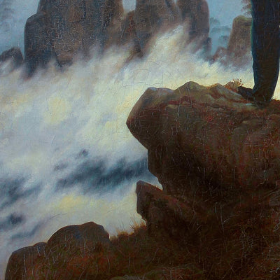 Wanderer above the Sea of Fog by Caspar David Friedrich, 1817