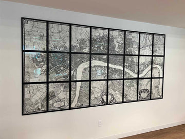 Complete Large Map of London in 1746 by John Rocque