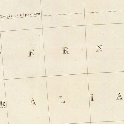 Alte Karte von Westaustralien von Arrowsmith, 1844: Perth, Adelaide, Küstenlinien, Grafschaften, Entdeckungen