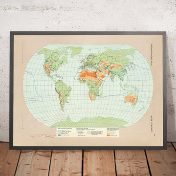 Mappa infografica antica dell&