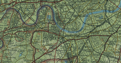 Personalised Old Map - Make Your Own 1800s and 1900s Ordnance Survey P ...