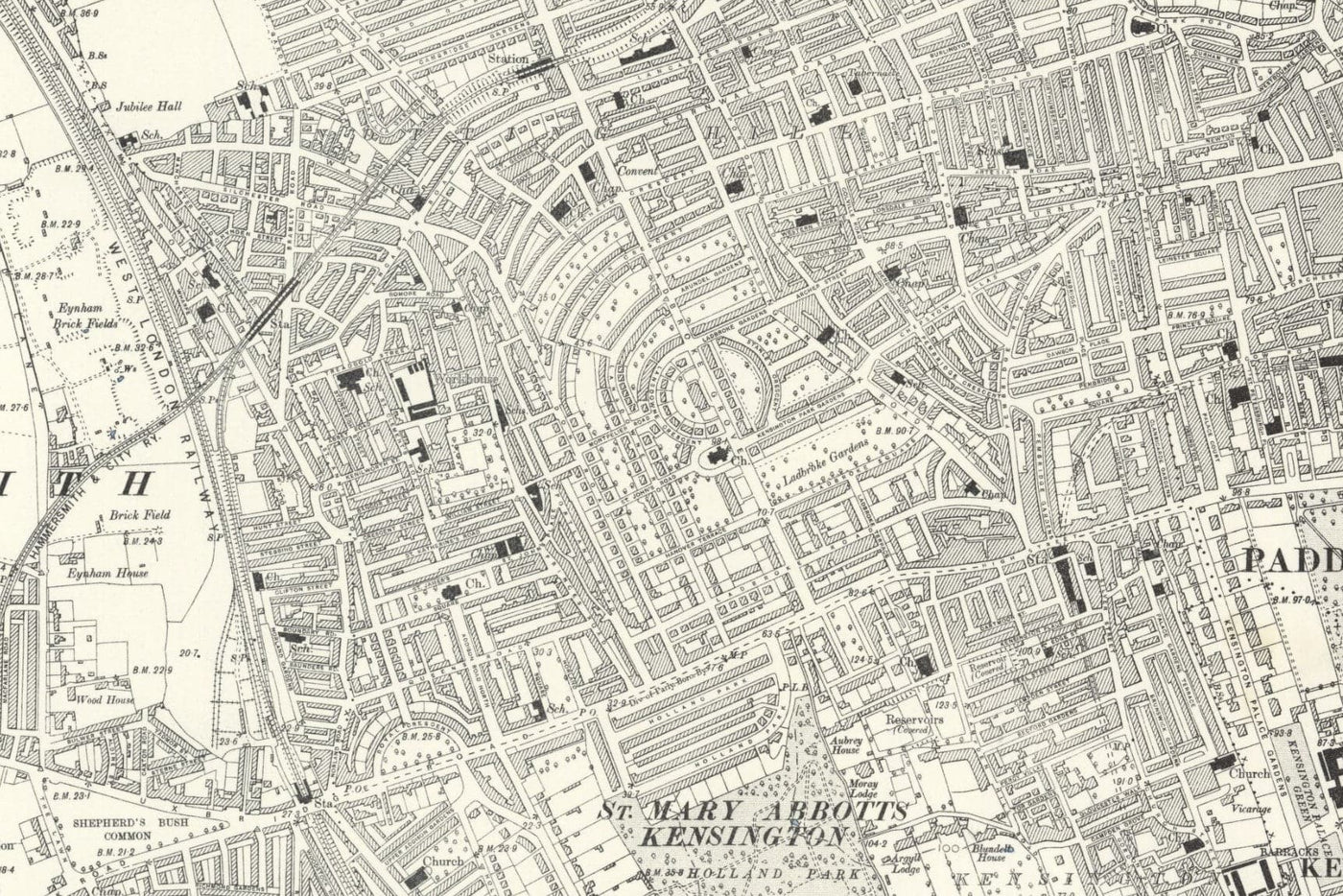 Personalised Old Map - Make Your Own 1800s and 1900s Ordnance Survey P ...