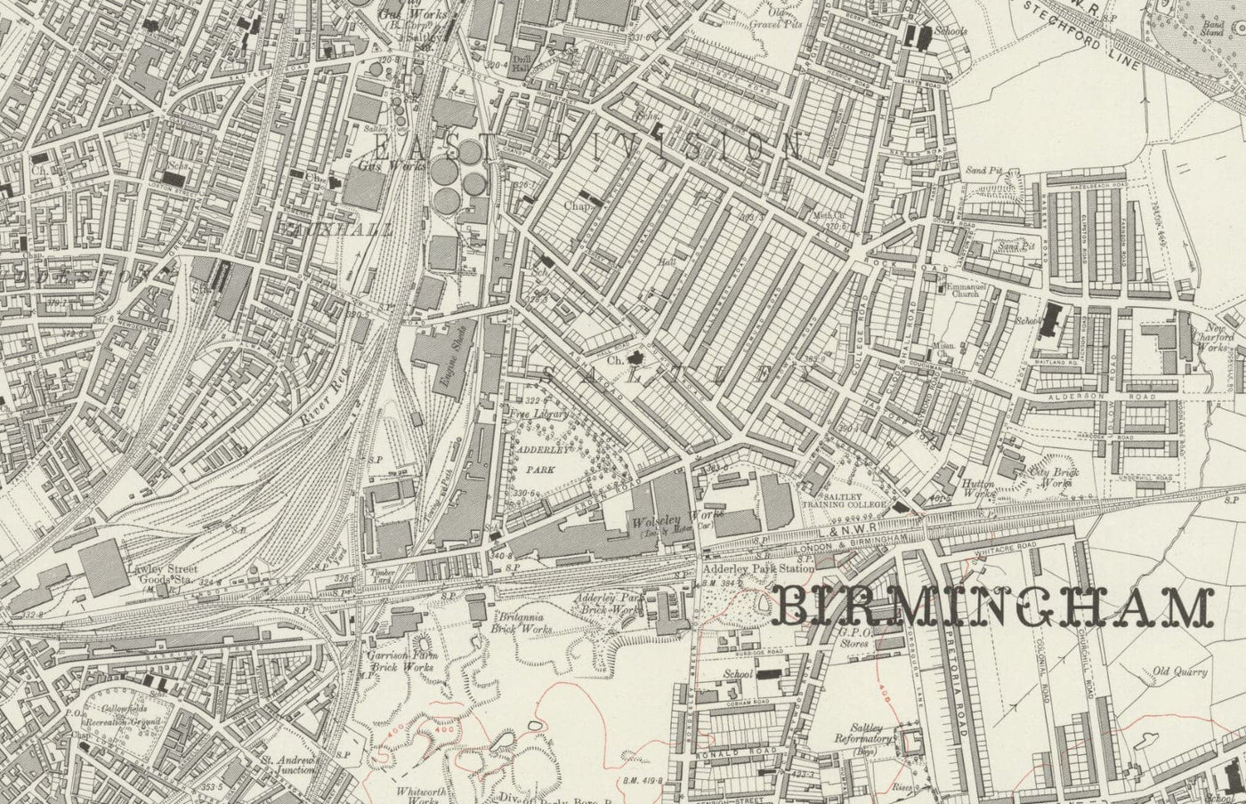 Personalised Old Map - Make Your Own 1800s and 1900s Ordnance Survey P ...