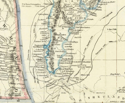 Ancienne carte de la ruée vers l'or de la Californie en 1849 par Ensign & Thayer - Old West, Sacramento, New Mexico, Oregon, Texas
