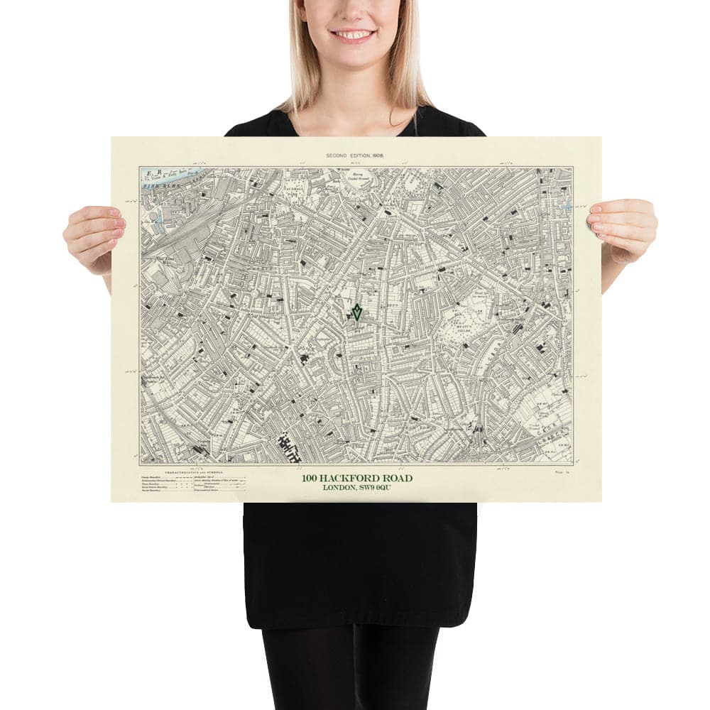 Postcode Map Personalised Personalised Old Map - Make Your Own 1800s and 1900s Ordnance Survey P ...
