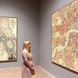 Riesige alte Armutskarte von London von Charles Booth, 1888-9 