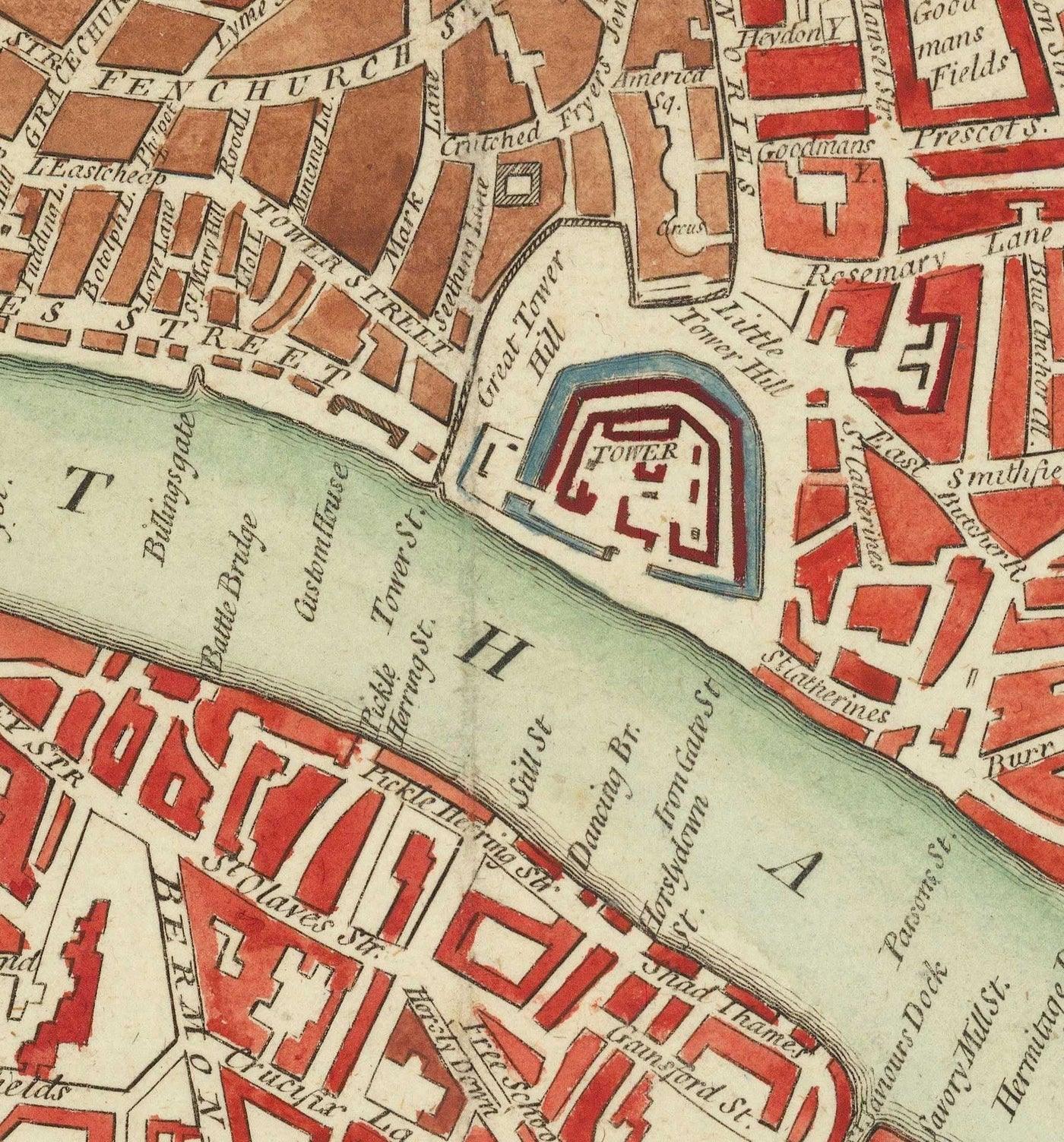 Rare ancienne carte de Londres par Hogg, 1784 - Westminster, ville de Londres, Soho, Holborn, Covent Garden,