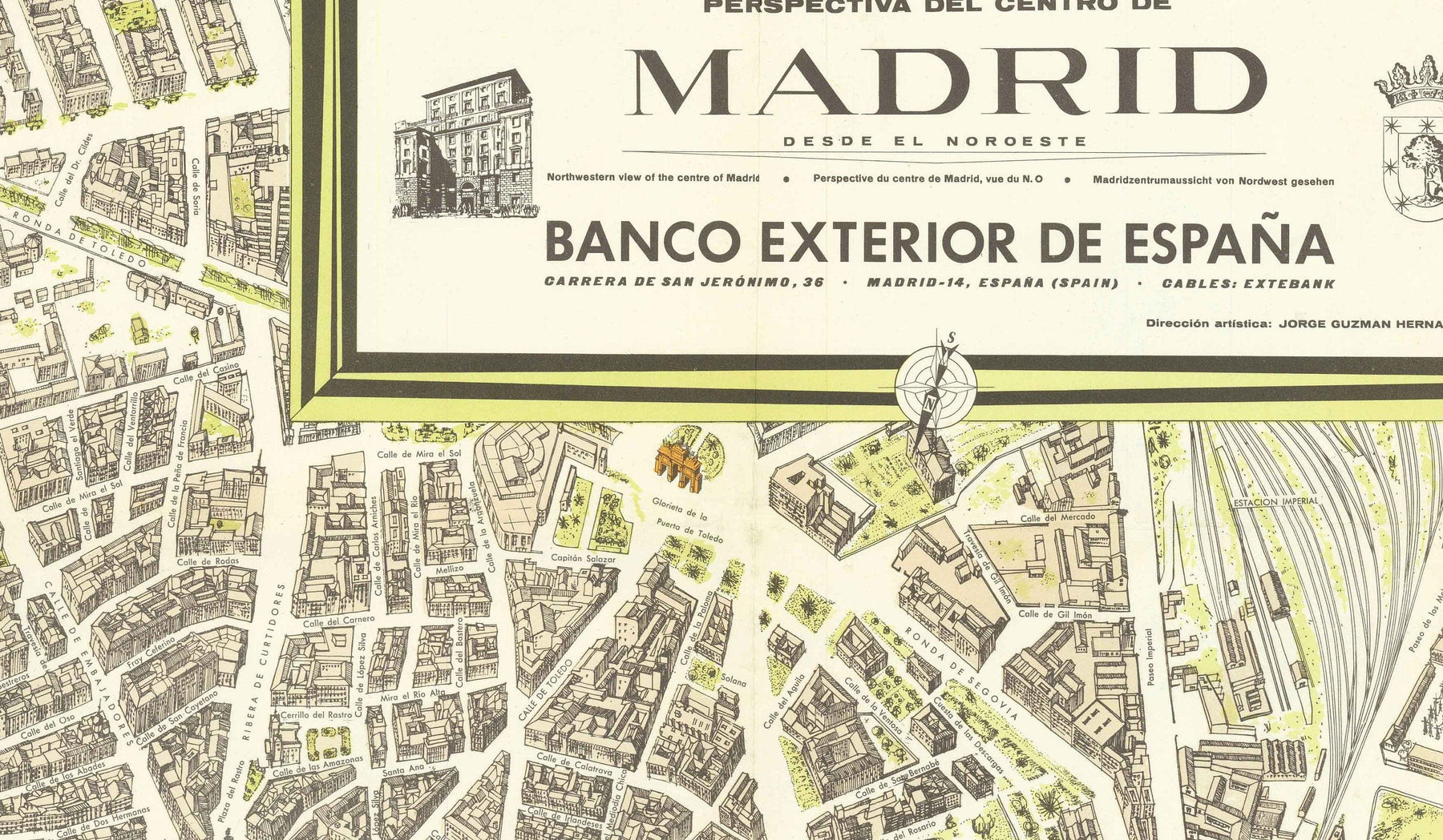 Old Map Of Madrid 1966 By Hern ndez Royal Palace Teatro Real Muse old-map-of-madrid-1966-by-hern-ndez-royal-palace-teatro-real-muse