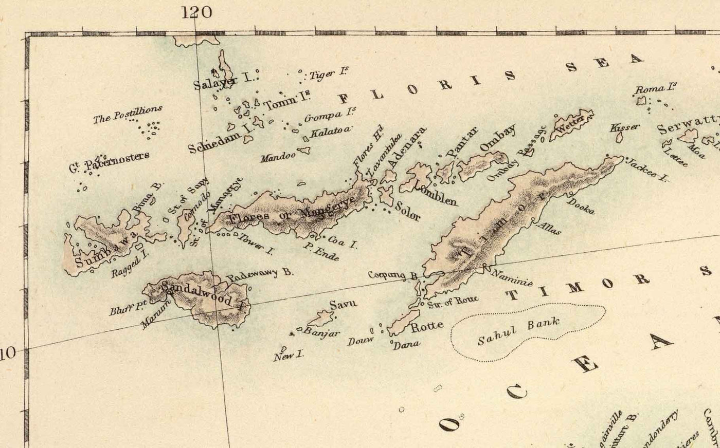 Alte Karte von Australien und Neuseeland, 1872 von Fullarton - Tasmanien, Van Diemens Land, Sydney, Auckland, Victoria, NSW