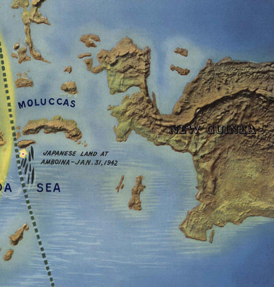 Altes Erster Weltkrieg: Südchinesischer Meer, 1944 - Navwarmap Nr. 2 - Südostasien, Indonesien, Malaysia, Thailand, Philippinen