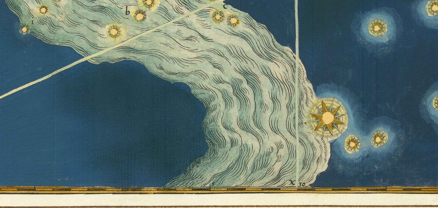 Antica mappa stellare dell&