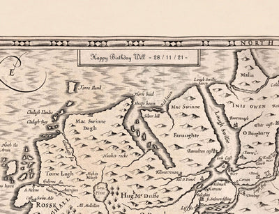 Antiguo mapa del sureste de Londres en 1746 por John Rocque - Streatham, Beckenham, Sydenham, Knights Hill, Norwood, SE19, SE21, SE23, SE26, SE27, SW2, SW16