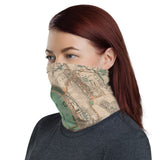 Designer Gesichtsmaske mit CUSTOM Historischer Karte von London (Charles Booth, John Rocque, C&amp;J Greenwood)