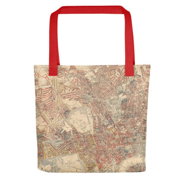 London Tote Bag - Bolsa única con mapas antiguos de Londres (Charles Booth, C&amp;J Greenwood, John Rocque)