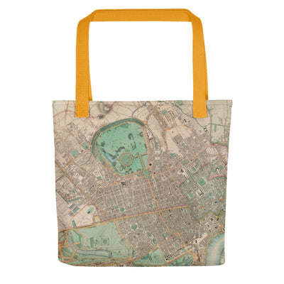 London Tote Bag - Unique tote bag featuring old maps of London (Charles Booth, C&J Greenwood, John Rocque)