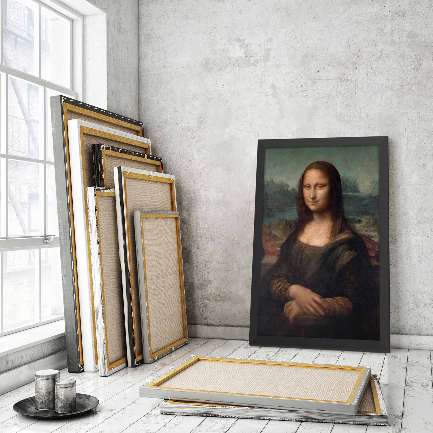 The Mona Lisa by Leonardo da Vinci, 1503
