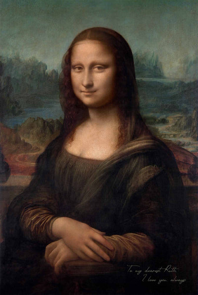 The Mona Lisa by Leonardo da Vinci, 1503 - Personalised Fine Art