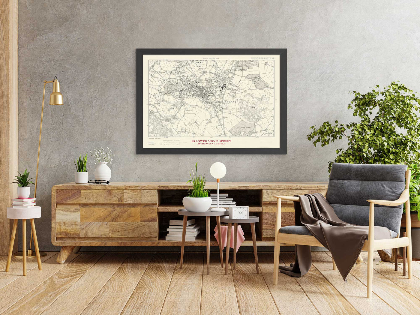 Personalised Old Map - Make Your Own 1800s and 1900s Ordnance Survey P ...