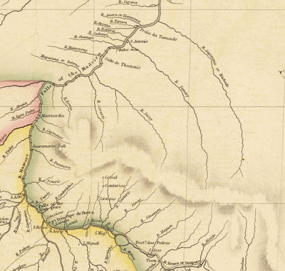 Mapa antiguo de Perú y Bolivia, 1842 por Arrowsmith - Alto Perú, Chile, América del Sur, Andes, La Paz, Lima, Atacama
