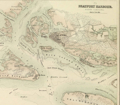 Ancienne carte des ports du sud des États-Unis, 1872 par Fullarton - Pensacola, New Orleans, Galveston, Key West, Charleston